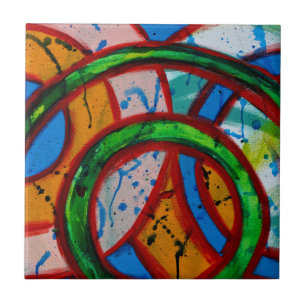 Carreau Composition #20B de Michael Moffa