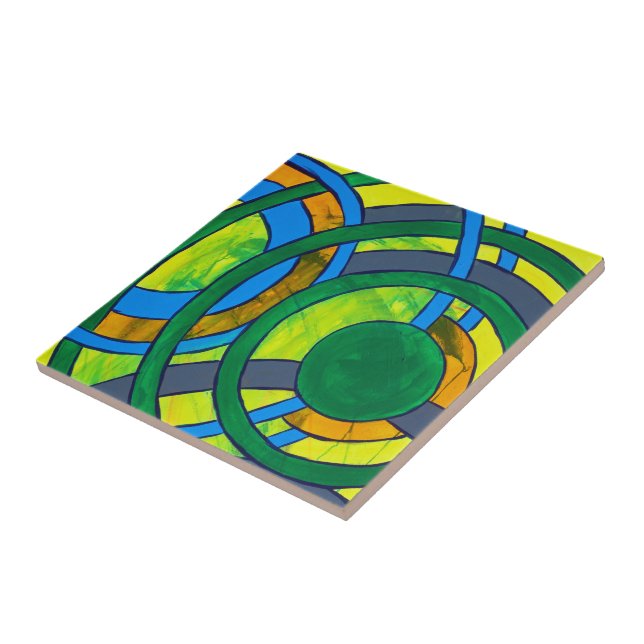 Carreau Composition #28 par Michael Moffa (Côté)