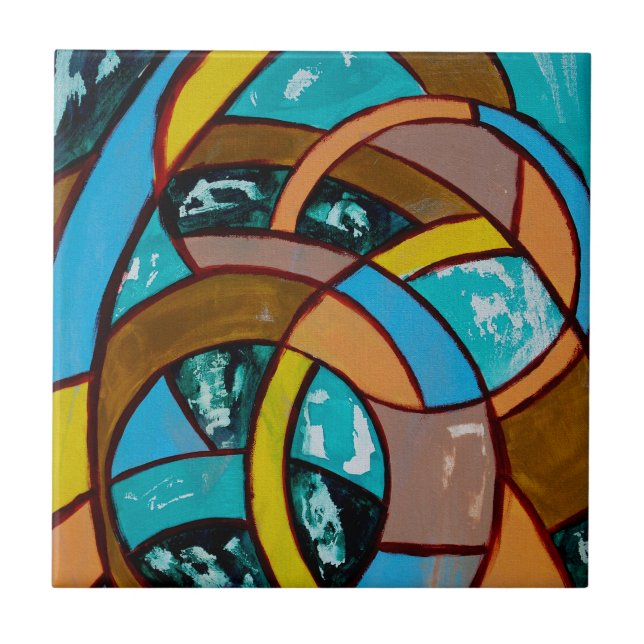 Carreau Composition #8 par Michael Moffa (Devant)