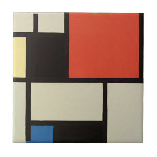 Carreau Composition mondrienne Art moderne de la peinture 