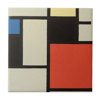 Carreau Composition mondrienne Art moderne de la peinture 