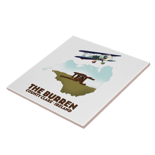 Carreau Comté de Burren Clare Irlande (Côté)