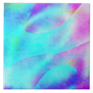 Carreau Conception Abstraite de la bande de flux arc-en-ci