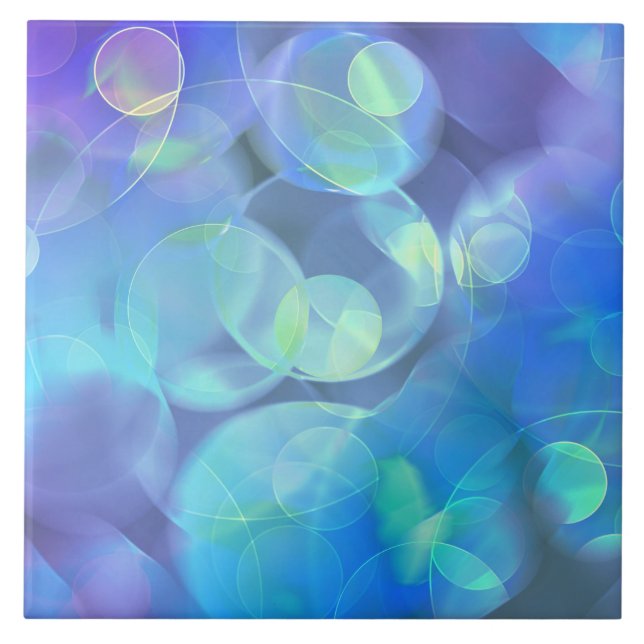 Carreau Conception abstraite fractionnée surréaliste (Devant)