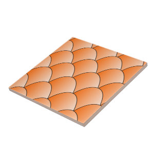 Carreau Conception Art Nouveau Orange