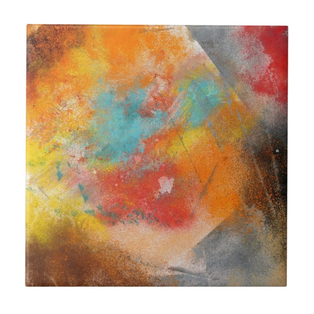 Carreau Conception contagieuse d'oeil moderne à la mode (Devant)