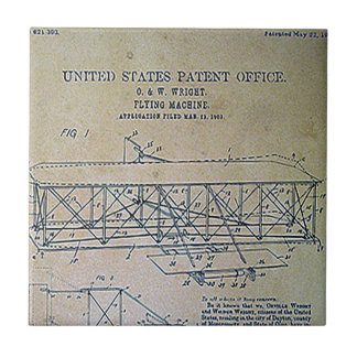 Carreau Conception de brevet de frères de Wright