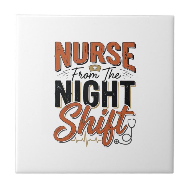 Carreau Conception de chemise de nuit de garde d'infirmièr (Devant)