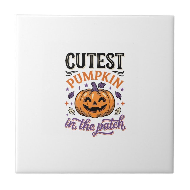 Carreau Conception de chemise Halloween Citrouille la plus (Devant)