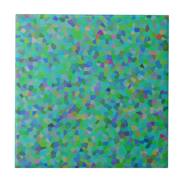 Carreau Conception de confettis multicolores   (Devant)