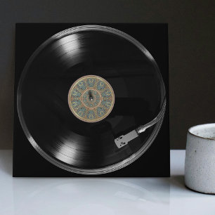 Carreau Conception de disque vinyle vintage rétro