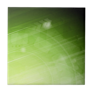 Carreau Conception de feu vert dans le style de pointe