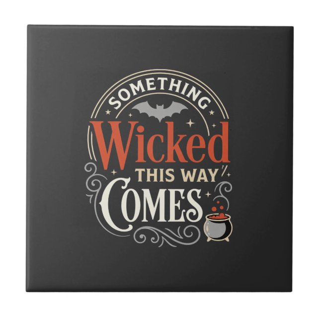Carreau Conception de Halloween Wicked This Way Comes_1 (Devant)