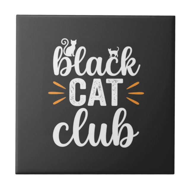 Carreau Conception de la fête d'Halloween du Club Chat Noi (Devant)