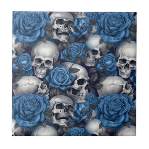 Carreau Conception de la série A Skull and Roses 12