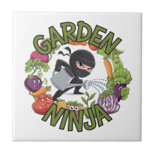 Carreau Conception de Ninja de Jardin - Graphisme de Jardi