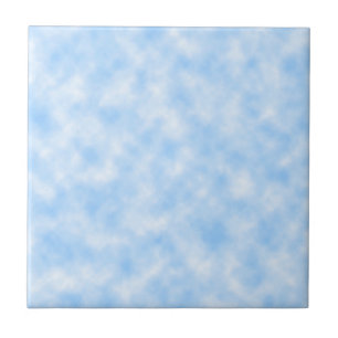 Carreau Conception de nuages bleus et blancs