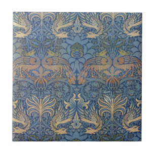 Carreau Conception de paon de William Morris