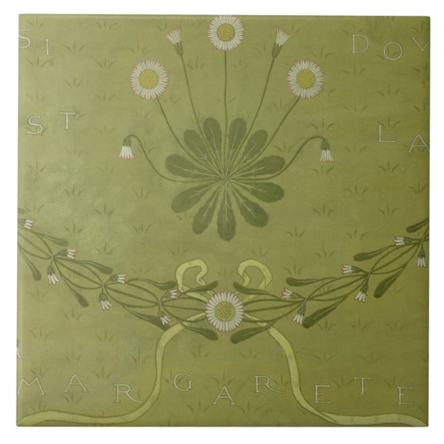 Carreau Conception de papier peint "de Margarete de La", (Devant)