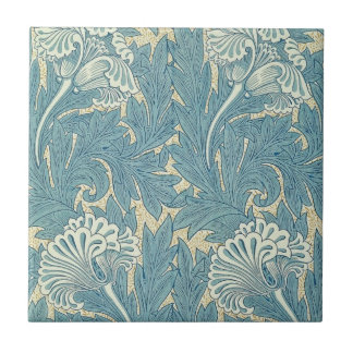 Carreau Conception de papier peint de William Morris sur