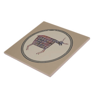 Carreau Conception de poterie Mimbres