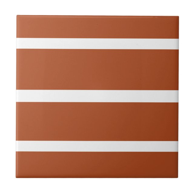 Carreau Conception de rayures marron chocolat (Devant)