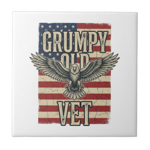Carreau Conception de T-shirt de drapeau d'aigle patriotiq