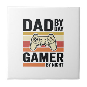 Carreau Conception de T-Shirt de manette vintage de joueur