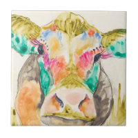 Conception de vache colorée