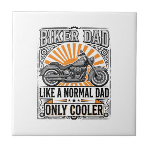 Carreau Conception de vecteur de moto vintage de papa mota