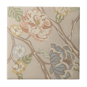 Carreau Conception florale de chintz d'organza de