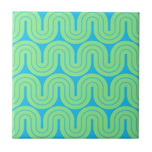 Carreau Conception géométrique géométrique des vagues