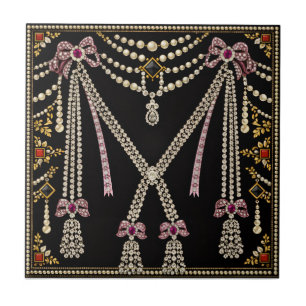 Carreau Conception inspirée de Marie Antoinette bijoux fra