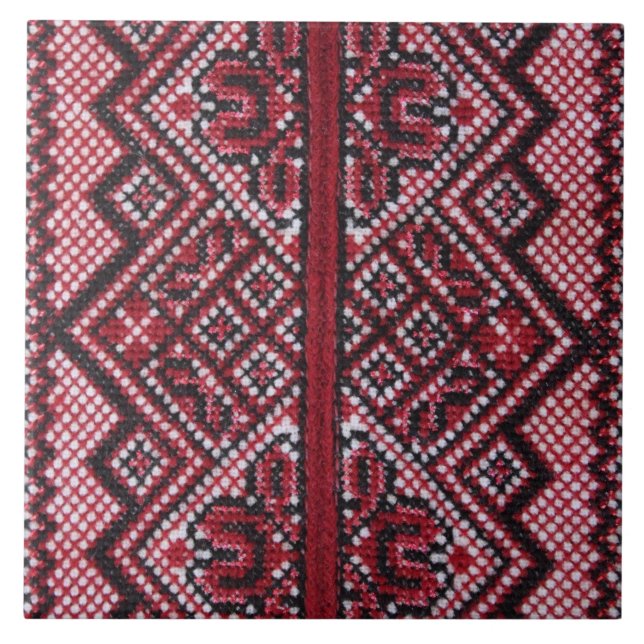 Carreau Conception ukrainienne traditionnelle (Devant)