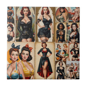 Carreau Conception vintage Classic Pin-up Girls Collection