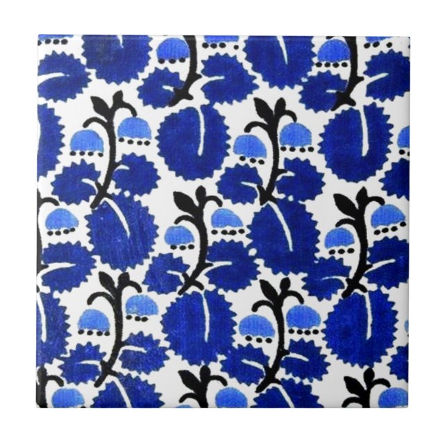 Carreau Conception vintage du Flamant rose 1910 (Devant)