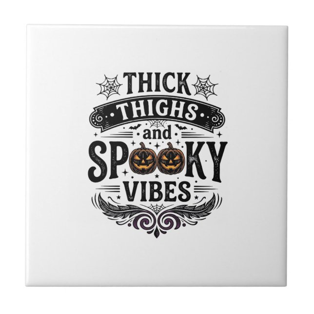 Carreau Conceptions de chemise Halloween Thick Thighs Spoo (Devant)