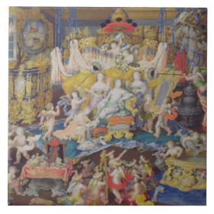 Carreau Concevez pour une fan, probablement pour Madame de