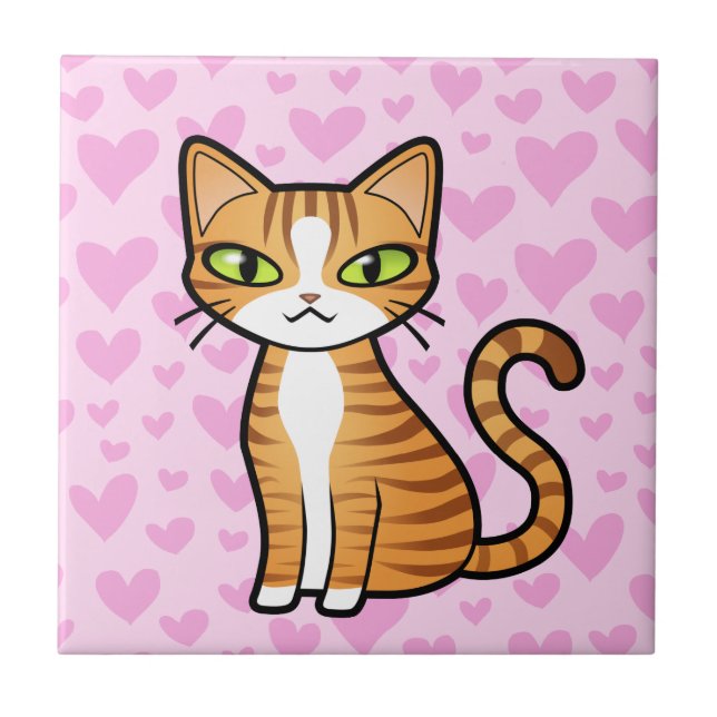 Carreau Concevez votre propre chat de bande dessinée (les (Devant)