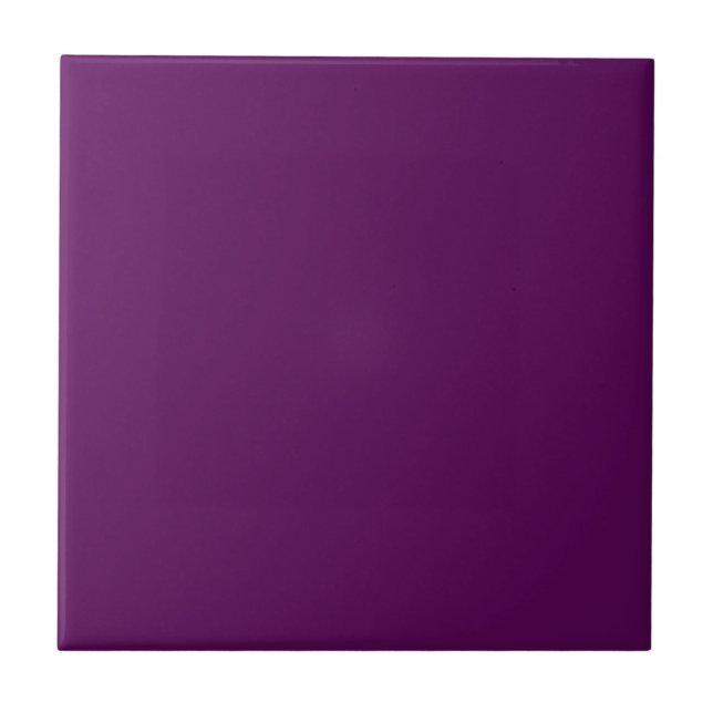 Carreau CONCORD GRAPE (une couleur violet riche et solide) (Devant)