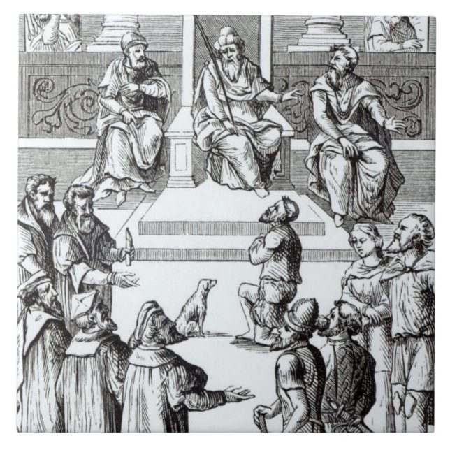 Carreau Confession pour des dédommagements avant le (Devant)