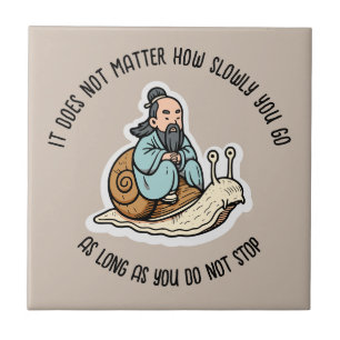 Carreau Confucius et l'escargot