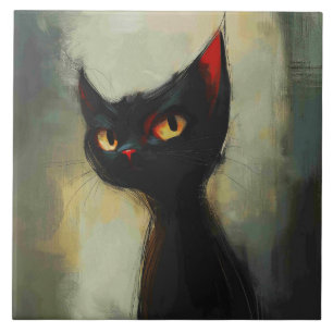 Carreau Connaissant Black Ninja Cat