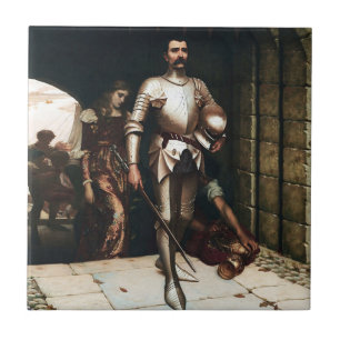 Carreau “Conquête” Peinture médiévale par Edmund Blair Lei