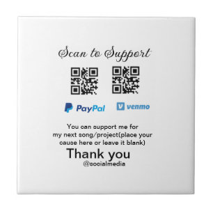 Carreau Conseil virtuel jar q r code argent don PayPal ven
