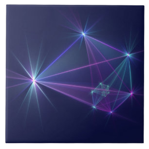 Carreau Constellation, Art fractal abstrait de fantaisie