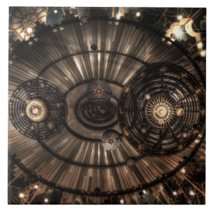 Carreau Constellations Zodiac mécanique Steampunk