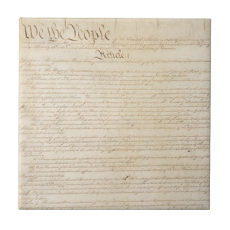 Carreau Constitution des États-Unis, Nous le Peuple