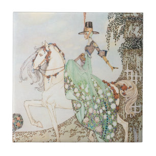 Carreau Conte de fées vintage, Princesse Minette, Kay Niel