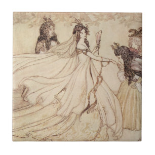 Carreau Contes de fées vintage, Cendrillon par Arthur Rack